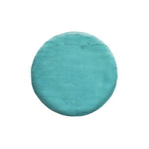 Tapis turquoise uni et doux - SIERA Siera