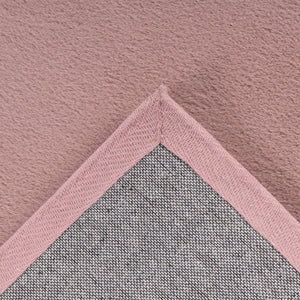 Tapis rose uni et doux - SIERA Siera