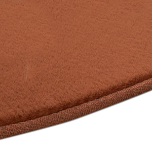 Tapis terracotta uni et doux - SIERA Siera