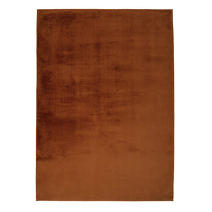 Tapis terracotta uni et doux - SIERA Siera