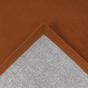 Tapis terracotta uni et doux - SIERA Siera