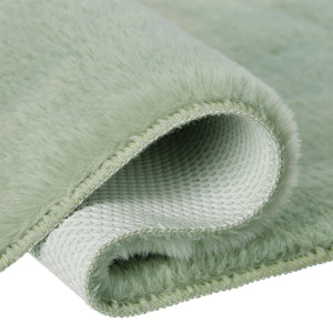 Tapis vert uni et douillet - MOON Siera