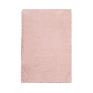 Tapis rose uni et douillet - MOON Siera