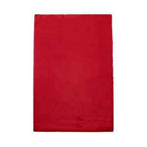 Tapis rouge uni et douillet - MOON Siera