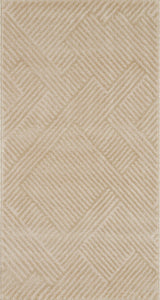 Tapis intérieur poils en relief beige BIANCA