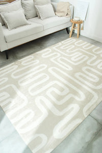 Tapis motif géométrique GREGE