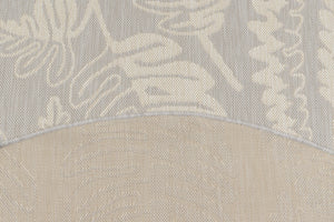 Tapis moderne motif palmier gris : SAM1703GRI Bruge Interiors