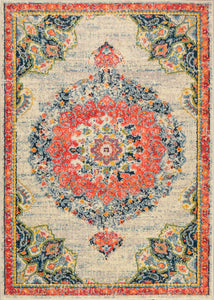 Tapis à motif antique multicolore Bruge interiors