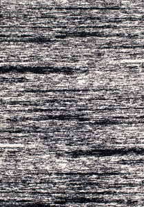 Tapis noir avec motif Bruge Interiors