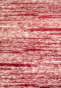 Tapis rouge avec motif Bruge Interiors