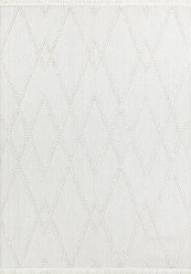 Tapis ivoire motif berbère - BALI Bruge Interiors