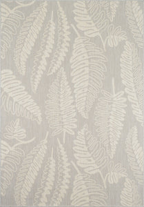 Tapis moderne motif palmier gris Bruge interiors
